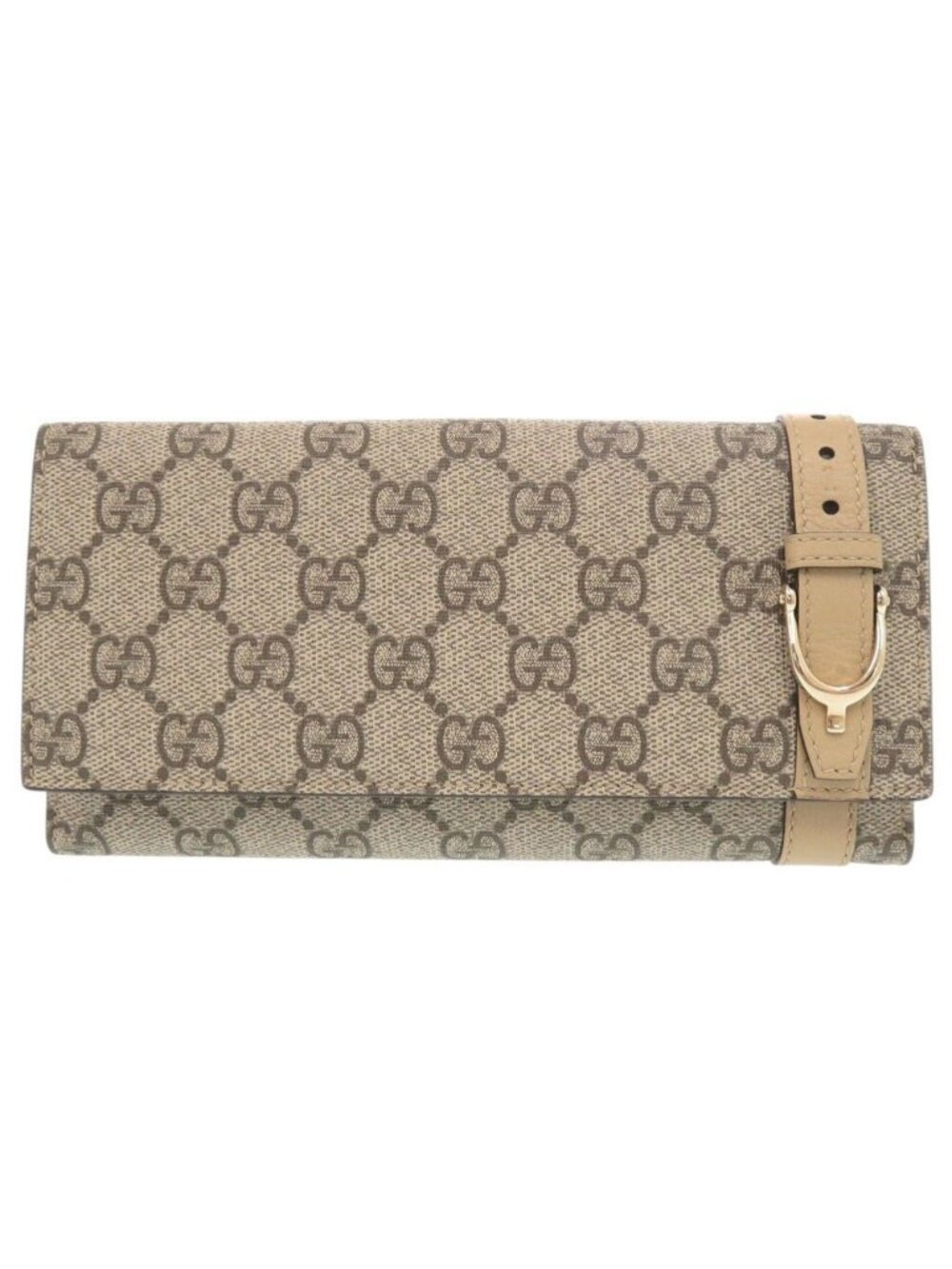 Gucci Nice GG Supreme Leather Beige Wallet - Picture 1 of 10